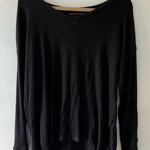 American eagle black sweater
